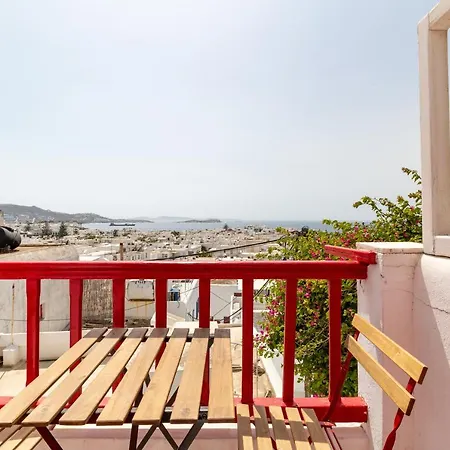 Appartement Elenitas Town House With Balcony And Sea View à Mykonos Town Extérieur photo